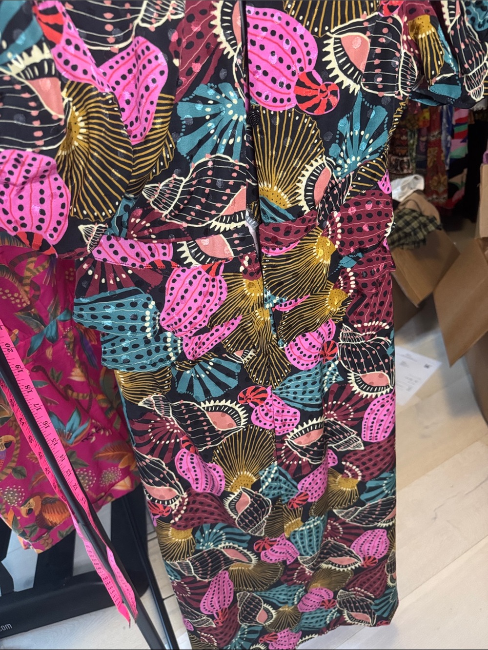 FARM Rio Shell Mix Midi Dress - Picture 9 of 11